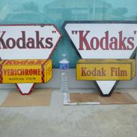 Targa smaltata insegna kodak