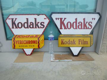 Targa smaltata insegna kodak