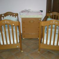 lettino culla pali medoly e fasciatorio