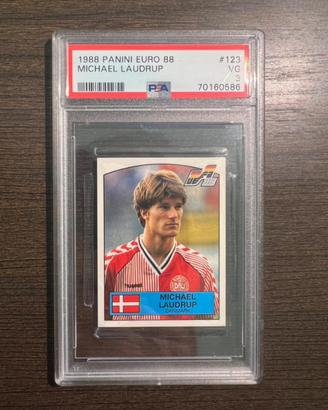 Michael Laudrup figurine Panini 1988 gradata psa