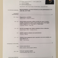Magaziniere con esperienza