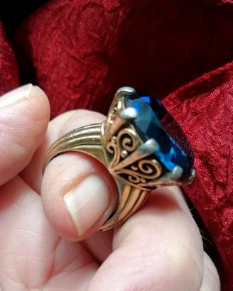 Vintage Trifari raro anello "papale" 
