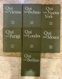 In blocco sette volumi del Touring club italiano