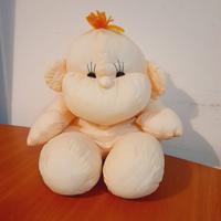 Pupazzo tessuto imbottito bimbo/a rosa cipria 