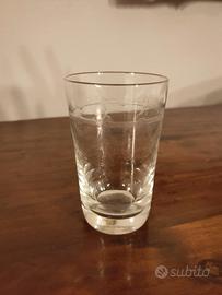 Vecchi bicchieri cristallo