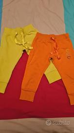 set di gilet e pantalone bambina 2 anni