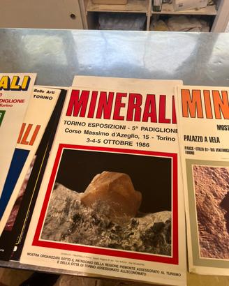 Poster esposizione minerarie Torino 1970/1990