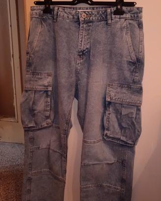 2 Jeans Cargo Oversize Terranova