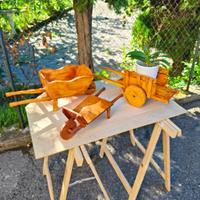 Porta vasi in legno artigianali