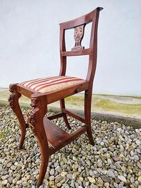 Inginocchiatoio antico sedia da preghiera