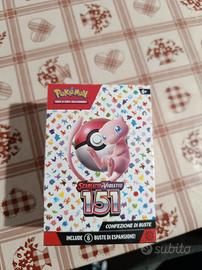 box 6 pacchetti Pokémon 151 ITA