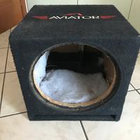 Cassone subwoofer in MDF aviator