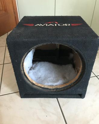 Cassone subwoofer in MDF aviator