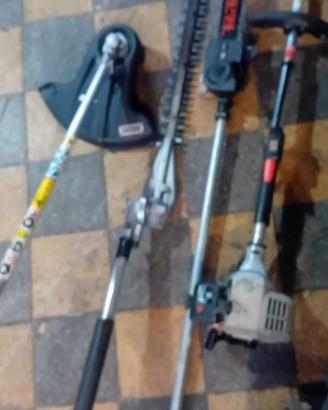 Decespugliatore con sistema kombi