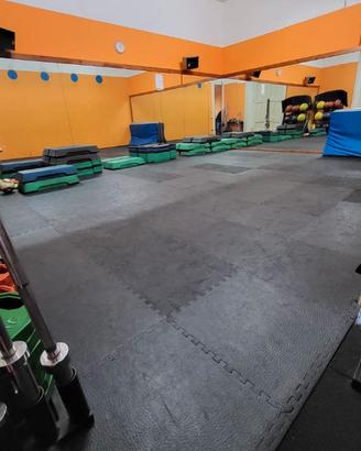 Pavimentazioni in gomma palestra