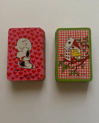 Carte gioco Snoopy anni 70
