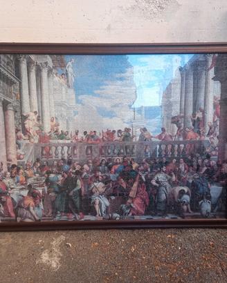 Quadro puzzle " Le nozze di Cana" - Paolo Veronese