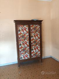 armadio  2 ante stile anni 60 vintage 