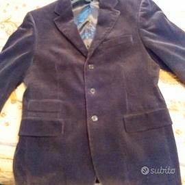 Giacca Combipel Velluto Marrone Tg.50