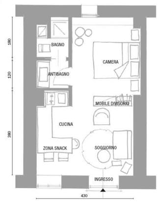 Mansarda arredata nuovo