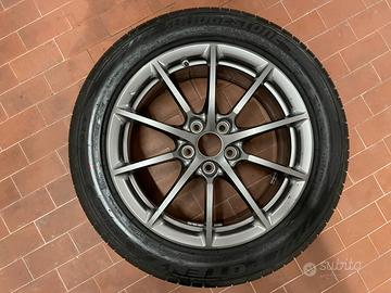 Cerchio 17 Alfa Giulia e gomma nuova Bridgestone