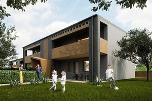 Appartamento di 138 m² con 4 locali e box auto a V