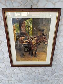 Quadro con cornice Contadino in Quotidianitá