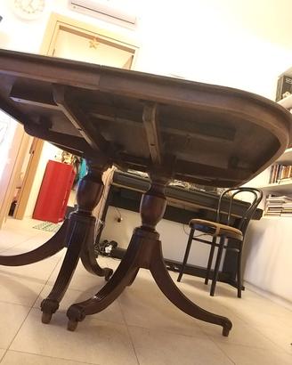 Tavolo mogano '800 inglese