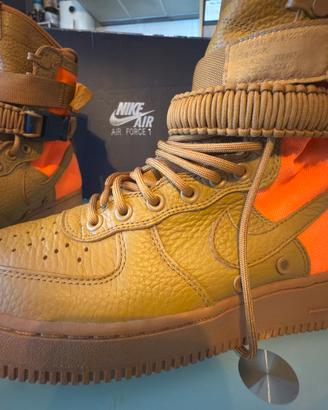 Nike air force SF AF1 DESERT OCHRE/ORANGE+JACKET