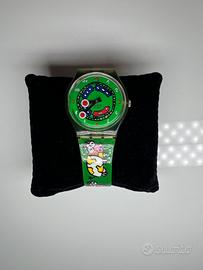 Swatch Gent “Crazy Train” 2001 vintage raro