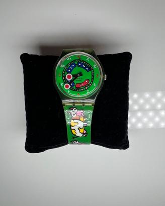 Swatch Gent “Crazy Train” 2001 vintage raro
