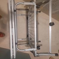 rete portatile pieghevole + materasso 