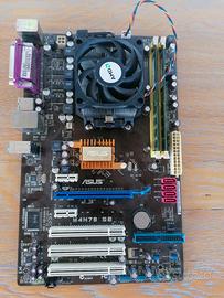 Scheda madre + processore + ram + scheda video 