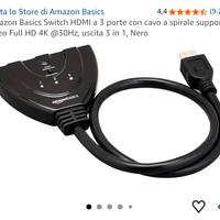 Switch HDMI a 3 porte Amazon Basics 