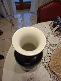 Vaso vintage  blu cobalto anni 80