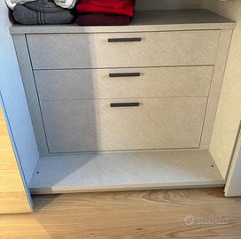 Cassettiera divisorio interno armadio Tomasella