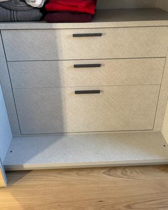 Cassettiera divisorio interno armadio Tomasella