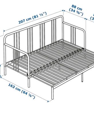 FYRESDAL Ikea , divano / divano letto 2 piazze
