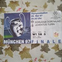 biglietto finale champions league 1997