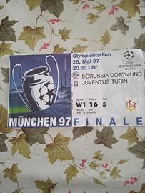 biglietto finale champions league 1997