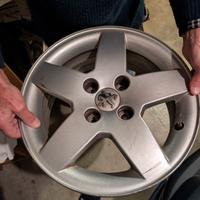 4 cerchi in lega Peugeot 207 originali