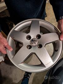 4 cerchi in lega Peugeot 207 originali