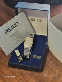 Orologio Seiko Tank NOS Full Set Vintage 1985