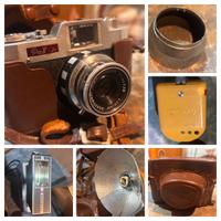 Lotto macchina fotografica 35mm vintage ben tenuta