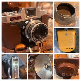 Lotto macchina fotografica 35mm vintage ben tenuta