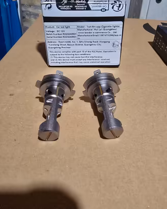 Coppia lampadine led H7 per auto e moto