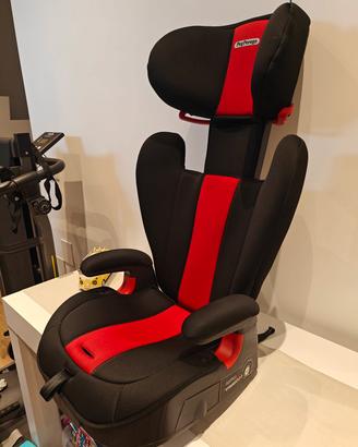 Seggiolino auto Peg Perego viaggio 2-3 nero/rosso