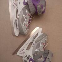 Pattini da ghiaccio marca Oxelo taglia 32 - 35