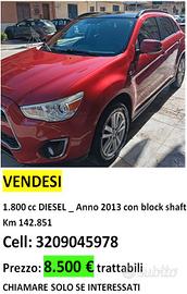 Mitsubishi asx 1.800 anno 2013 