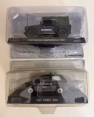 Modellini auto Fiat carabinieri scala 1/43 1:43